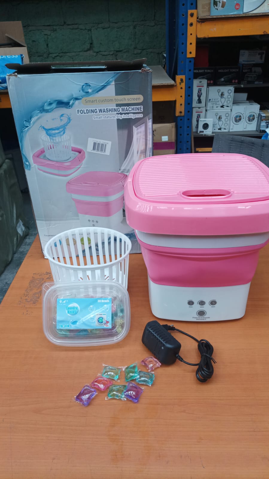 MINI LAVADORA PORTATIL CON JABON