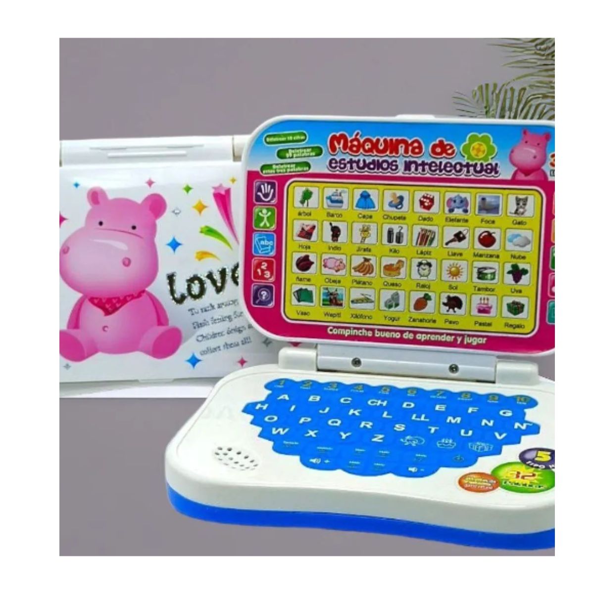 Laptop de estudios intelectuales niños