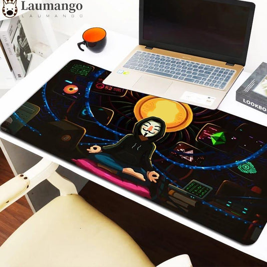 Mouse Pad Gamer Anonimus Bitco M37