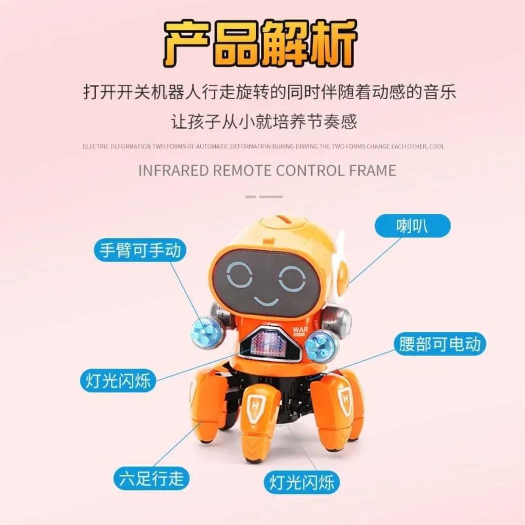 Robot Mascota Musical Bailarín Juego Elé